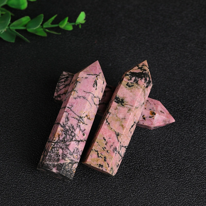 The natural rhodonite raw stones can bring love, stabilize emotions and enhance interpersonal relationships.