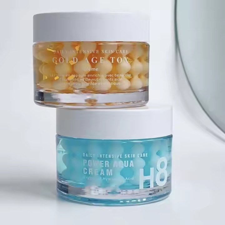Gold Capsule Cream Korean Instant Glow Firming Repairing Skin Moisturizer Hyaluronic Acid Capsule Cream