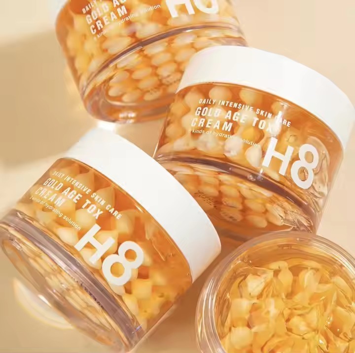 Gold Capsule Cream Korean Instant Glow Firming Repairing Skin Moisturizer Hyaluronic Acid Capsule Cream