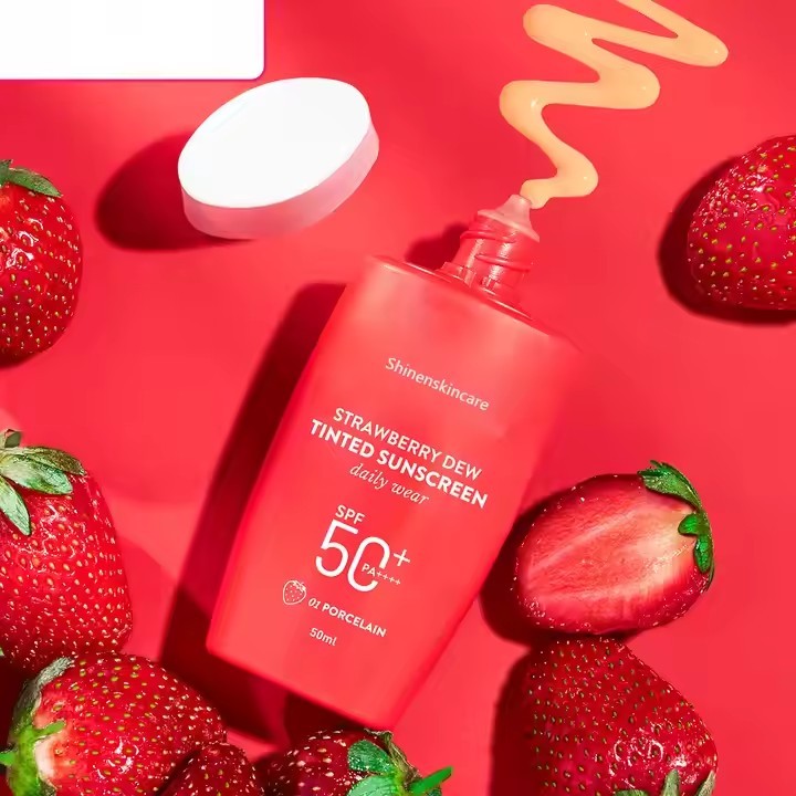 Mineral UV Damage Protection for Body Use SPF50 PA+++ Cooling Watermelon Sunscreen（防晒霜，防晒指数SPF50、PA+++，清凉西瓜味）