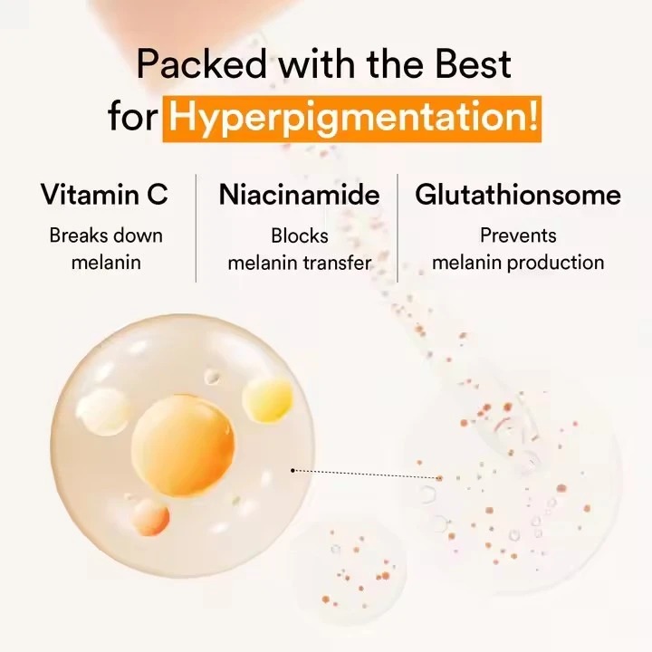 OEM Niacinamide Antioxidant Glowing Face Acne Care Hyperpigmentation Exosomes Diminish Dark Spots Serum（烟酰胺精华液）
