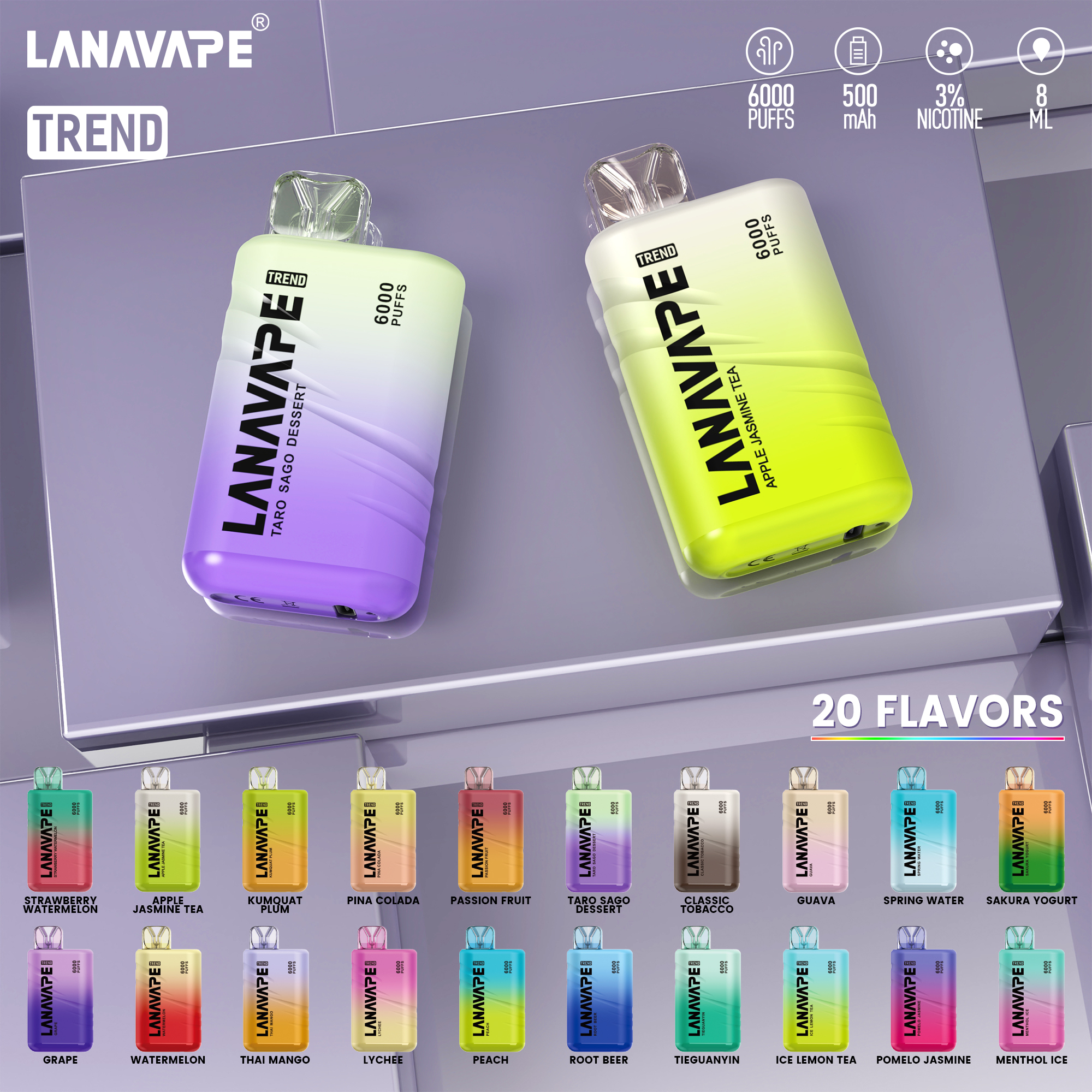 拉娜LANA 6000 PUFFS【倉庫A】【倉庫B】