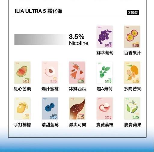 利亞 ILIA 五代糖果【每4盒，都送ILIA五代主機】【倉庫A】