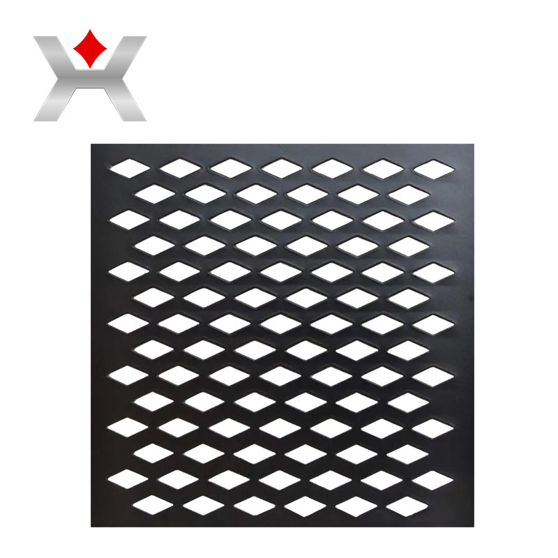 Perforated Aluminum Sheet Black