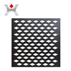 Perforated Aluminum Sheet Black
