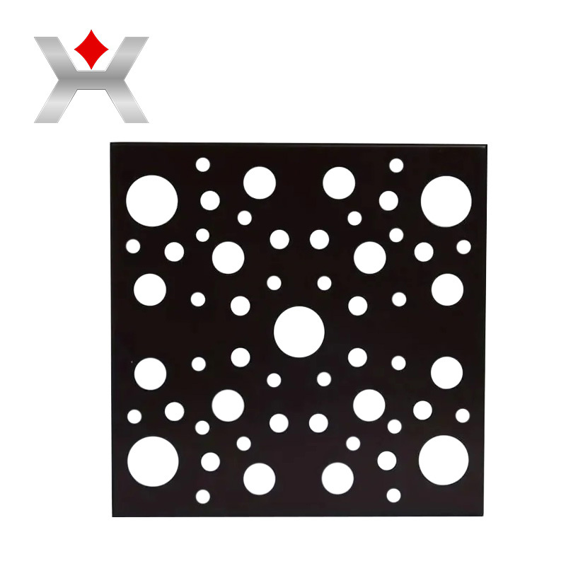 Perforated Aluminum Sheet Black