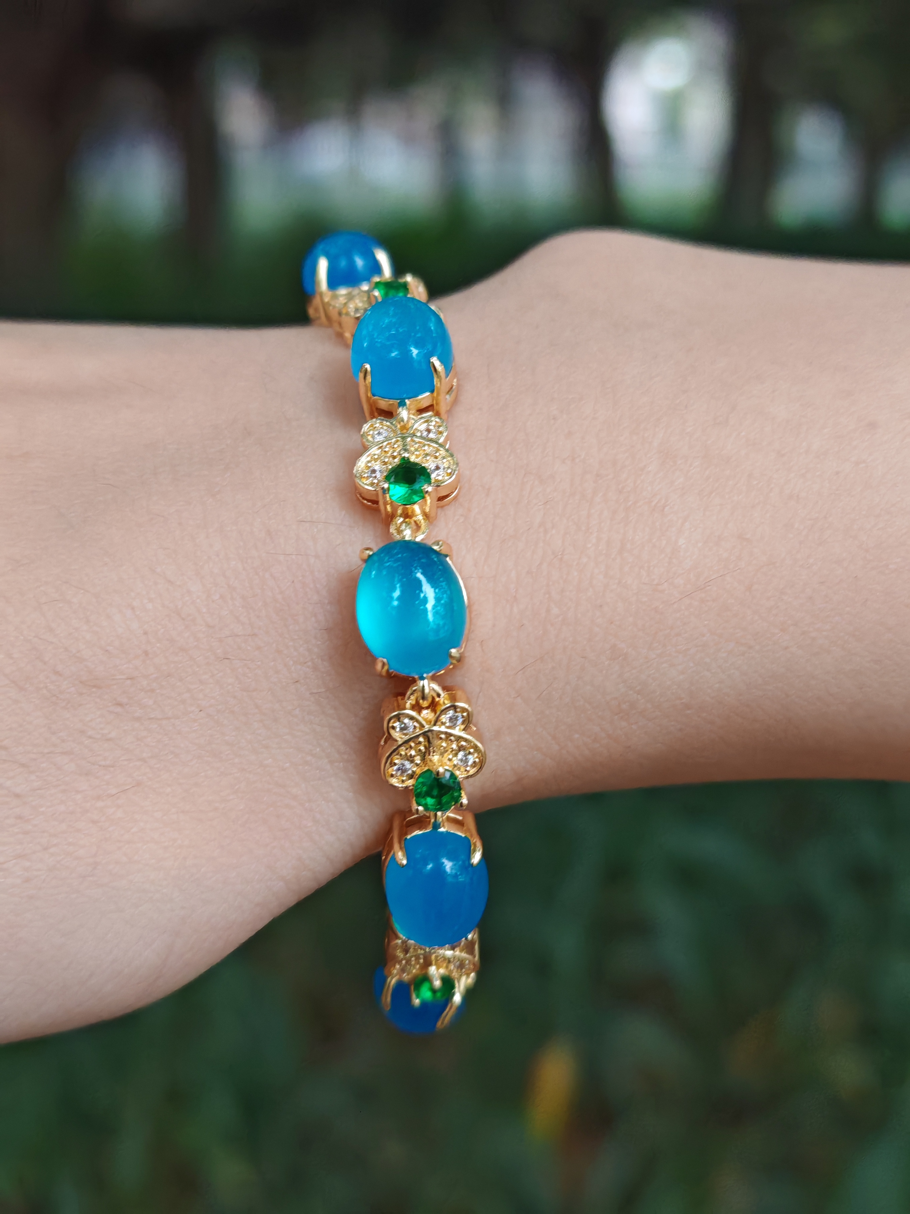 Blue Chalcedony Bracelet