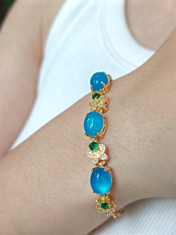Blue Chalcedony Bracelet