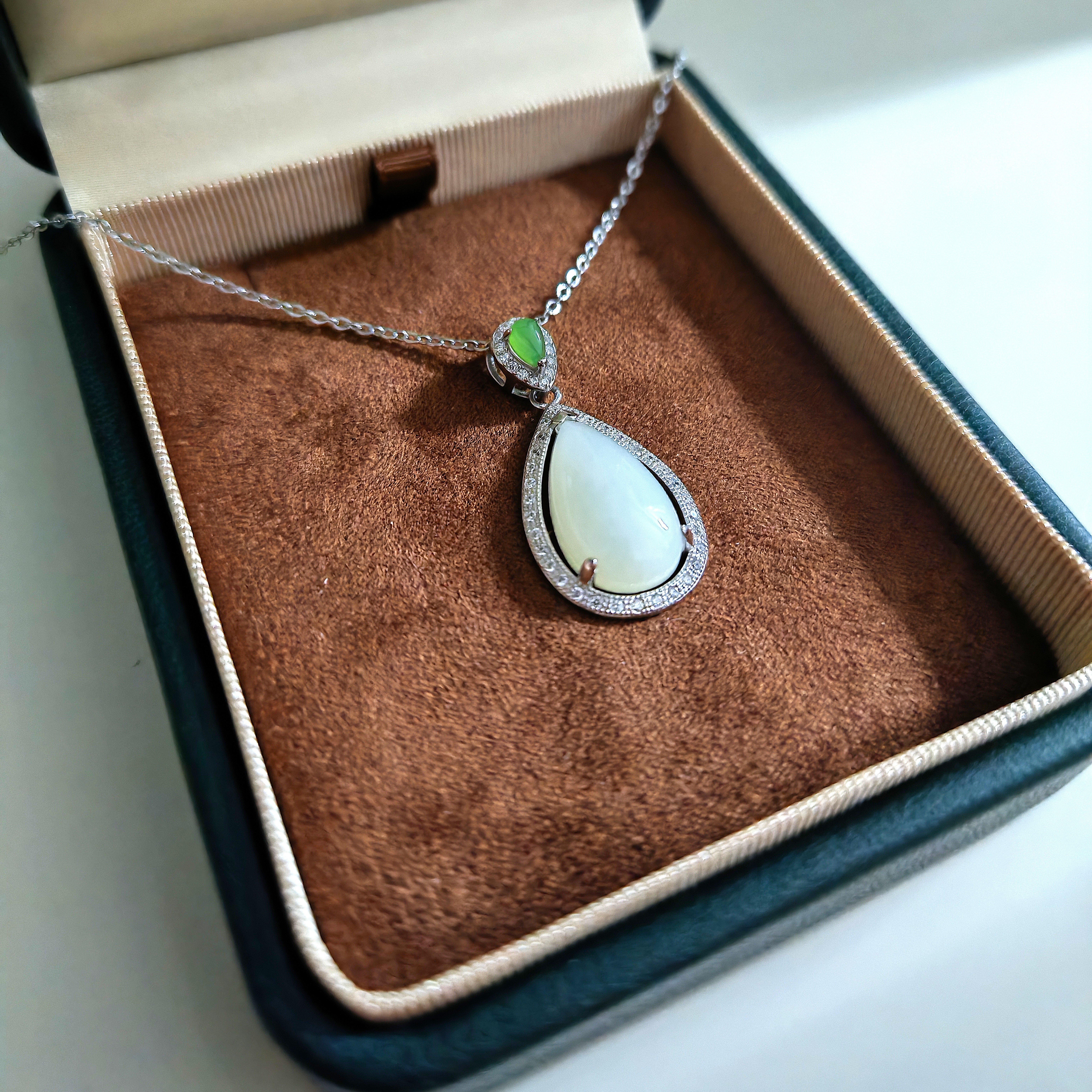 Purity White Hetian Jade Pendant