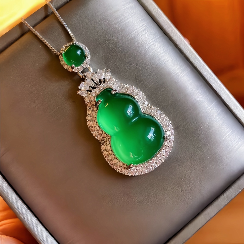 Gourd Chalcedony Pendant