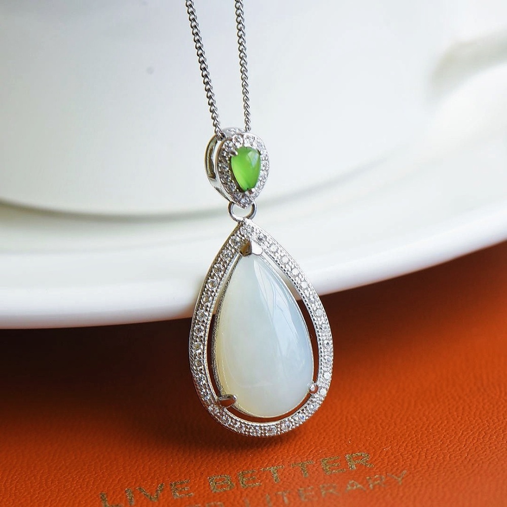 Purity White Hetian Jade Pendant