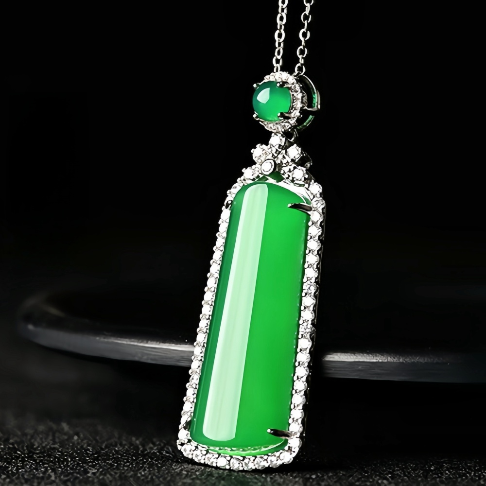 "No Worries" Chalcedony Pendant