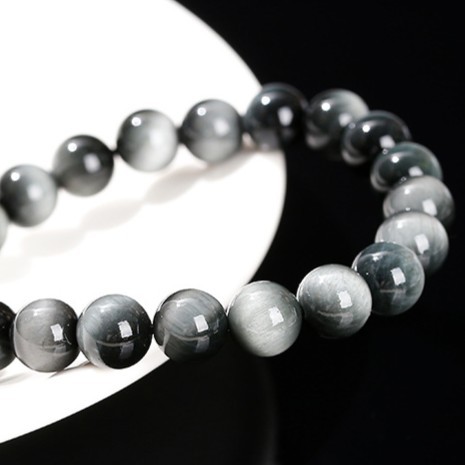 天然鹰眼石手链