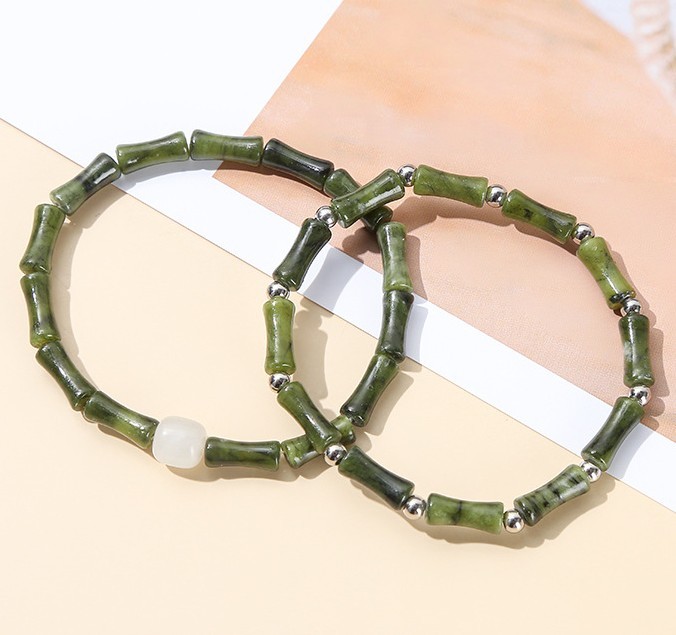 玉竹节手链中国风
