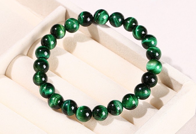 优化绿虎眼石手链