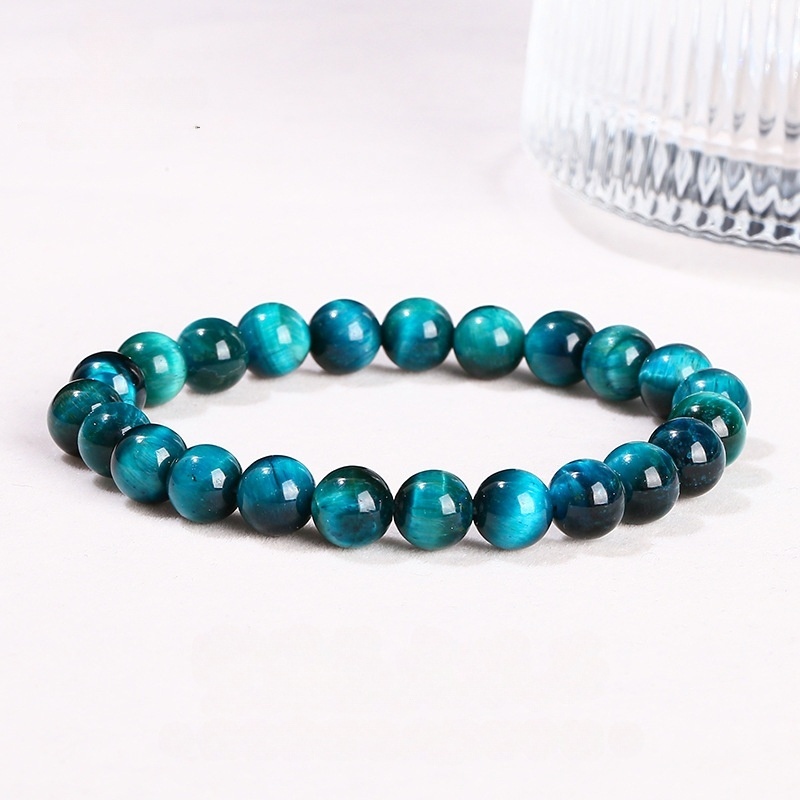 宝蓝色虎眼石手链