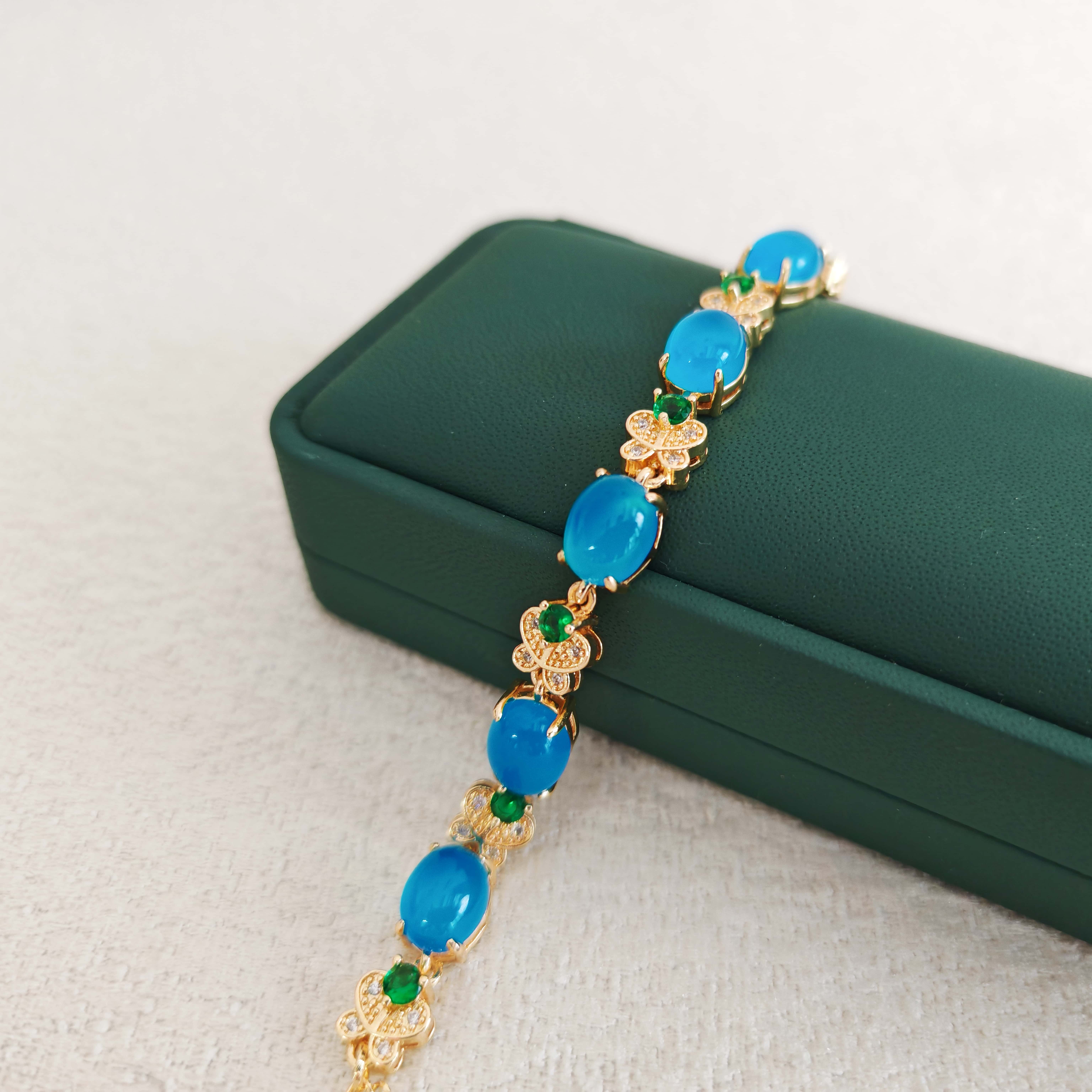 Blue Chalcedony Bracelet