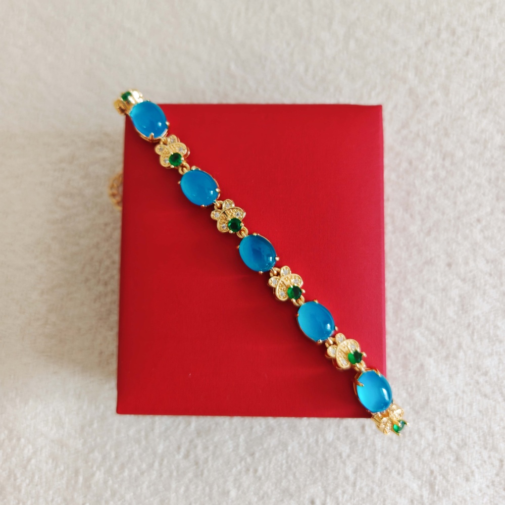 Blue Chalcedony Bracelet