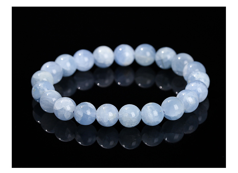 Natural Blue Lapis Lazuli Beaded Bracelet