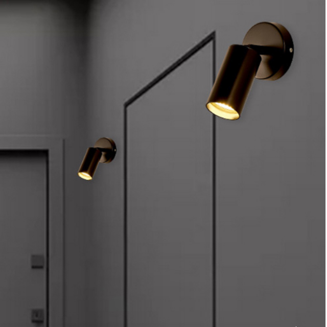 Sionige-All-copper wall lamp master bedroom bedside brass pure copper simple mini rotatable adjustable angle swing arm wall lamp small lamp--TQ-L48