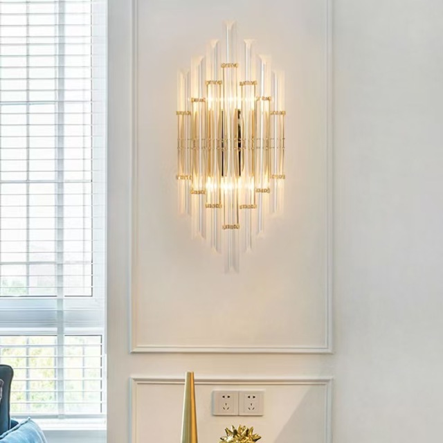Sionige-Modern simple light luxury crystal wall lamp new TV wall lamp bedside lamp entrance corridor lamp--TQ-L72