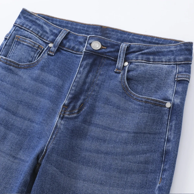 HEZ Custom OEM/ODM Loose Straight Fit Female Jeans Casual Wide Leg Women's Pants High Waist Denim Pant Oversize Long Trousers
