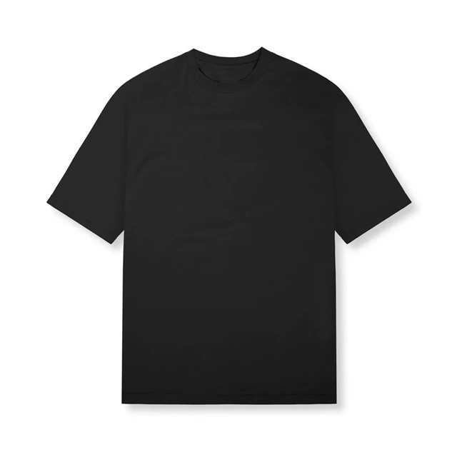 Men Running Sports Loose Oversized T-shirt Fitness Thavag Short Sleeve Cotton Summer Men's Bodybuilding Workout Top Man