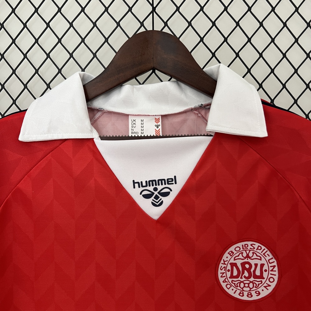 1988 Denmark Retro Jersey Home
