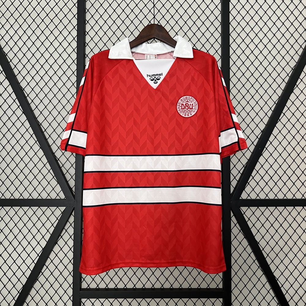 1988 Denmark Retro Jersey Home