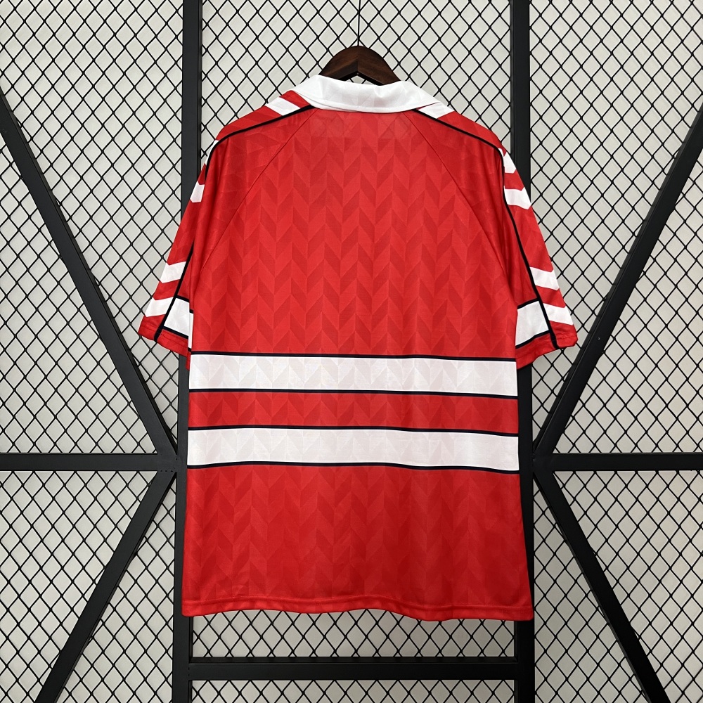 1988 Denmark Retro Jersey Home