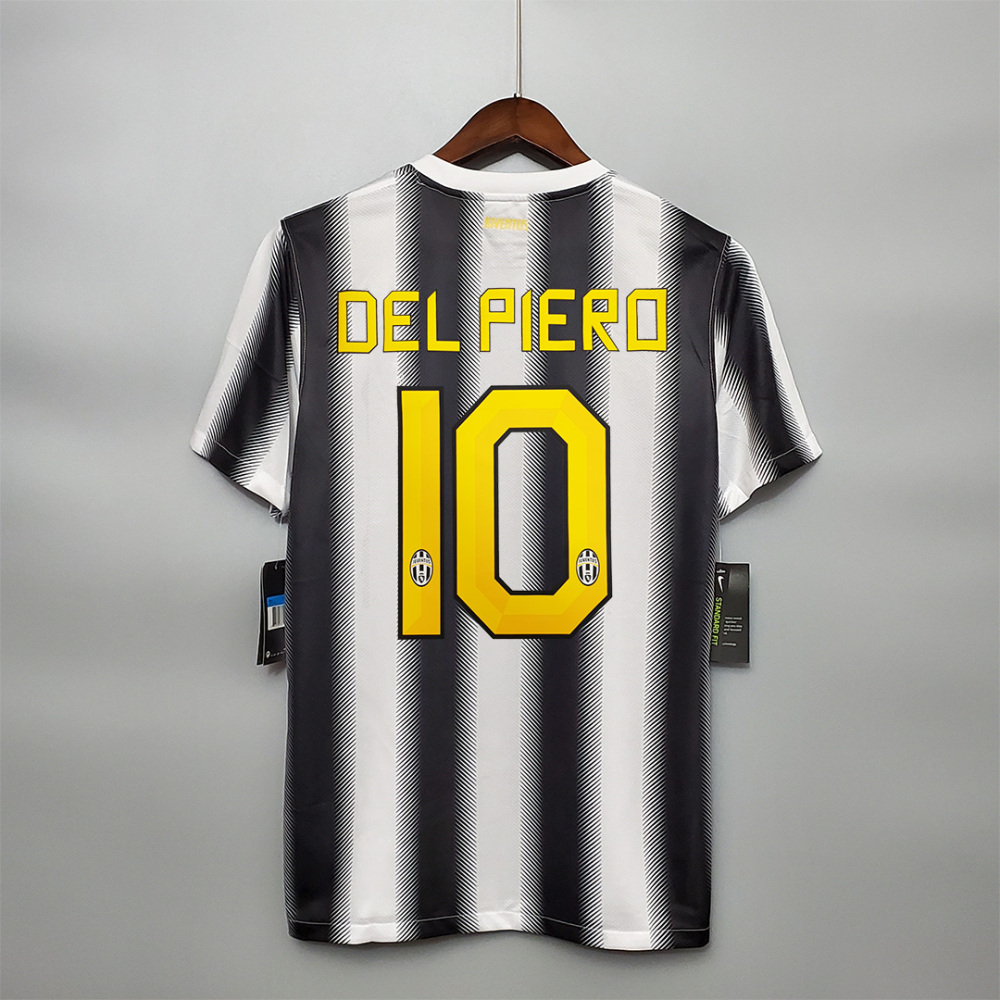 2011/12 Juventus Del Piero #10 Retro Jersey Home Replica