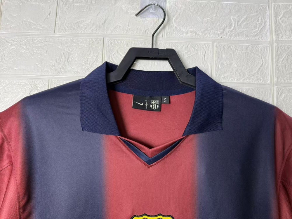 2000/01 Barcelona ✖ TRAVIS SCOTT Special Fan Version Retro Jersey (Commerical Edition #2)