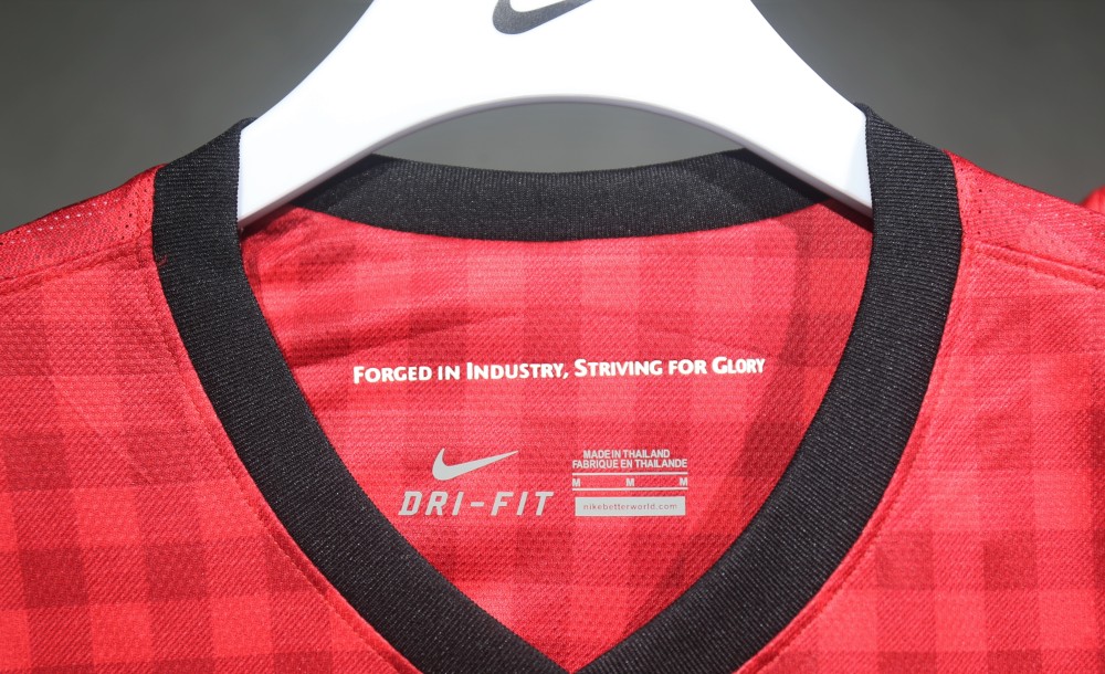 2012/13 Manchester United Home Retro Jersey Long Sleeve Player Version