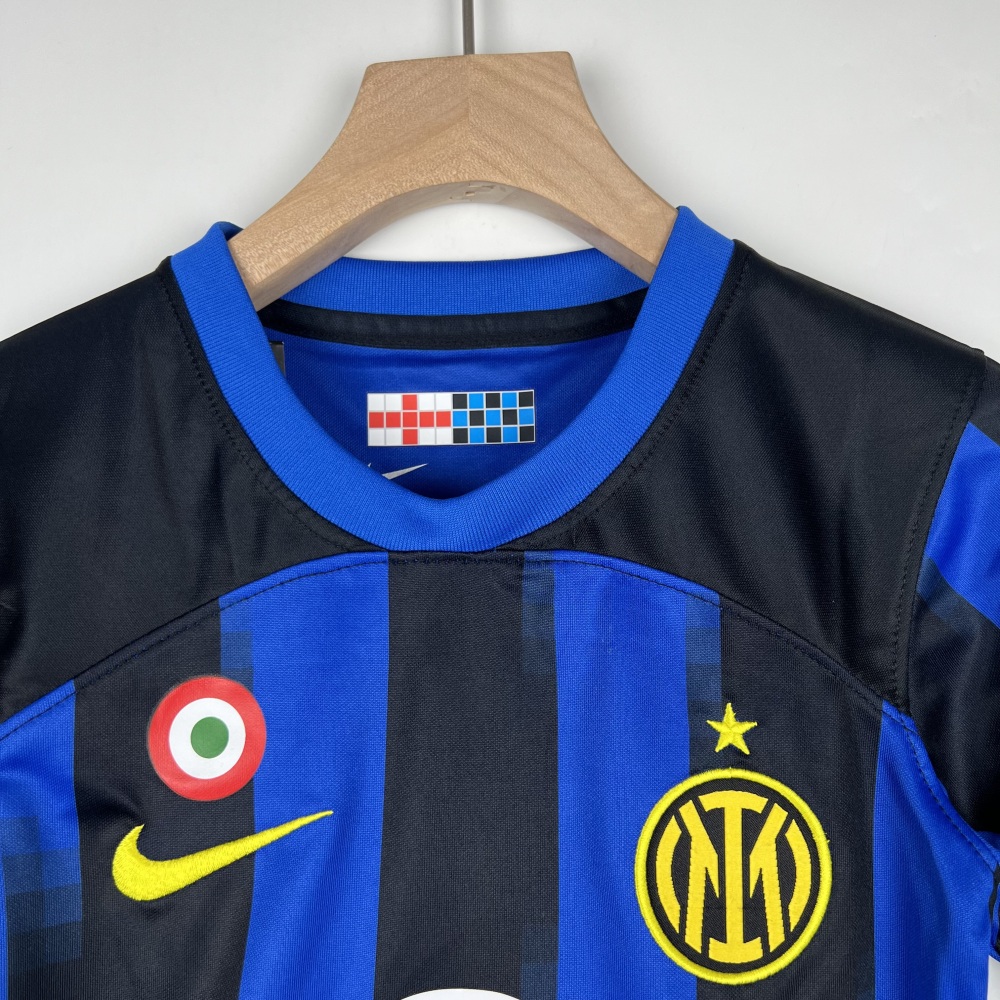 2023/24 Kids Inter Milan Home Kit Jersey+Shorts