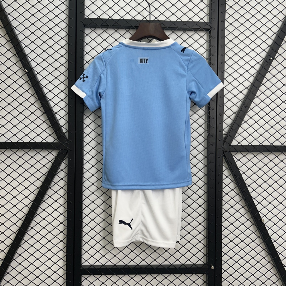 2025/26 Manchester City Home Kids Jersey