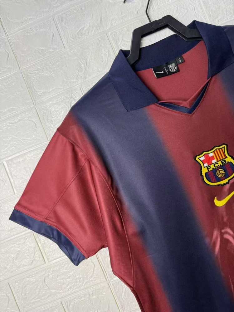 2000/01 Barcelona ✖ TRAVIS SCOTT Special Fan Version Retro Jersey (Commerical Edition #2)