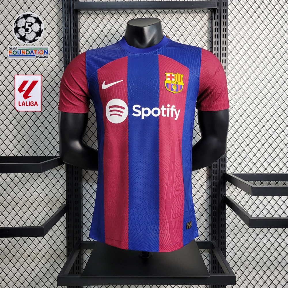 2023/24 Barcelona Home Jersey Player Version