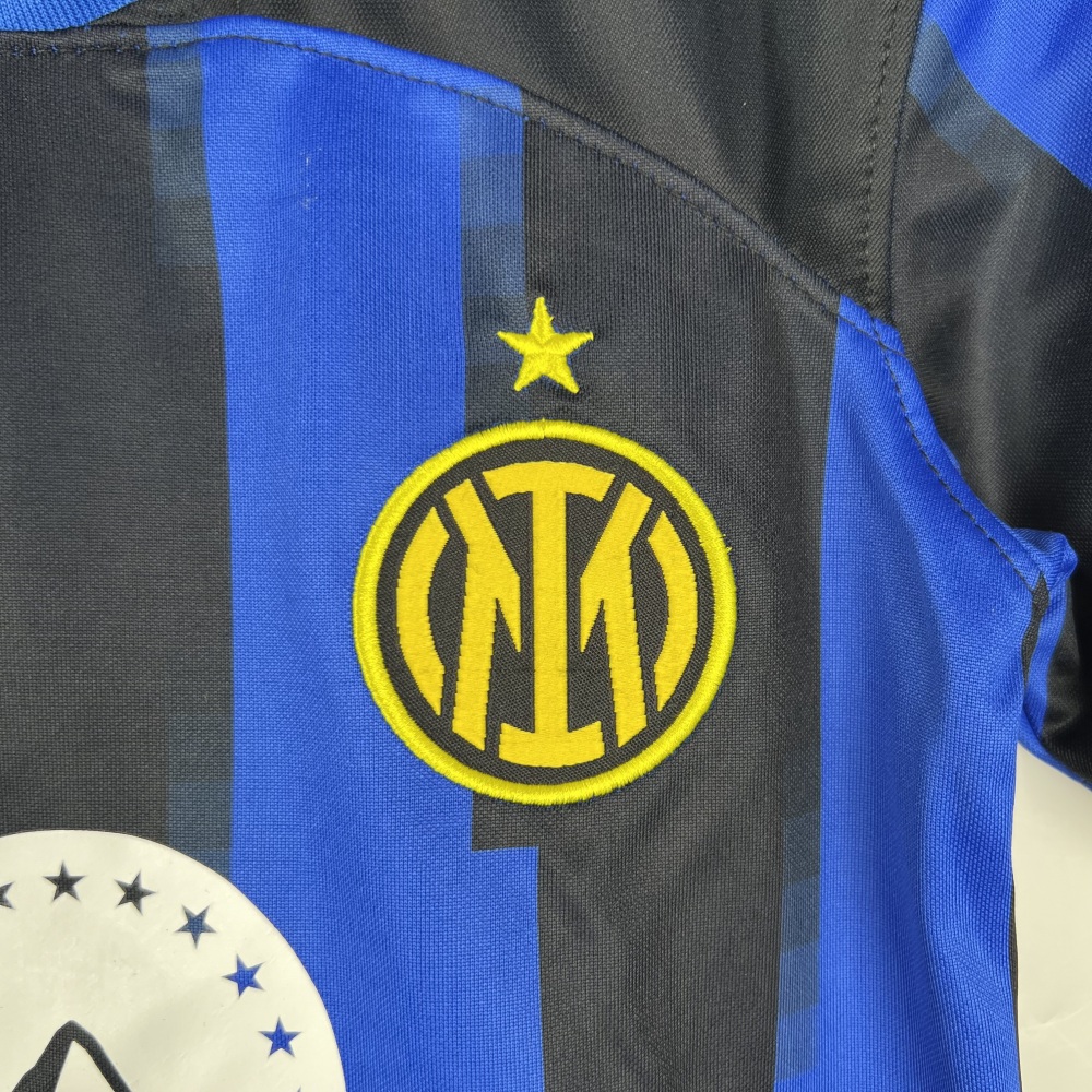 2023/24 Kids Inter Milan Home Kit Jersey+Shorts