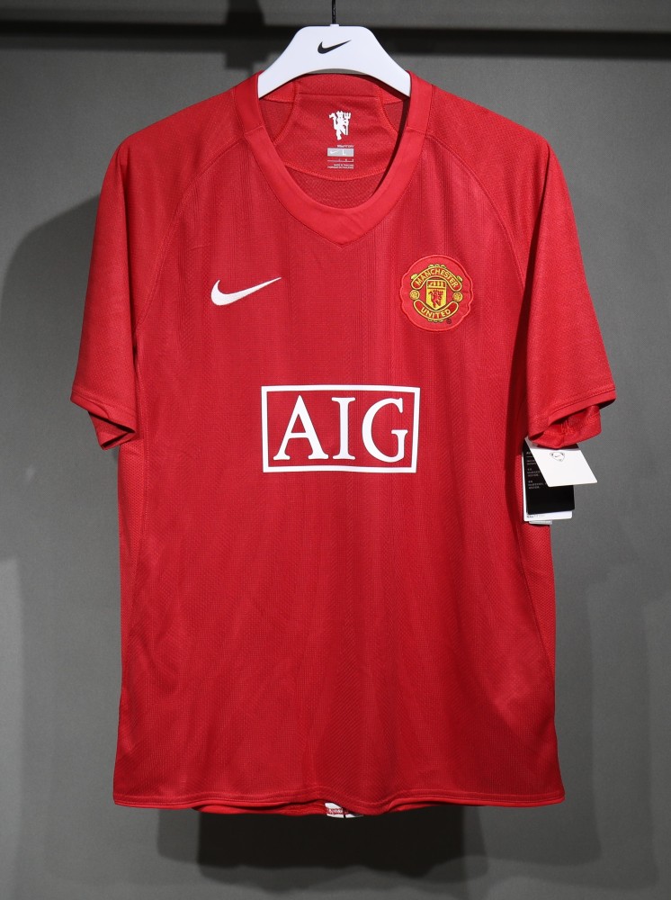 2007/08 Manchester United Home Retro Jersey Player Version