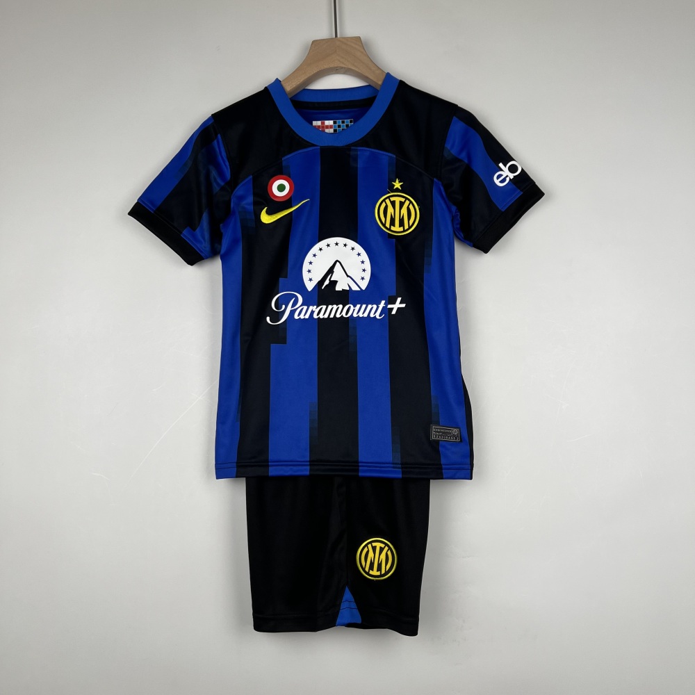 2023/24 Kids Inter Milan Home Kit Jersey+Shorts