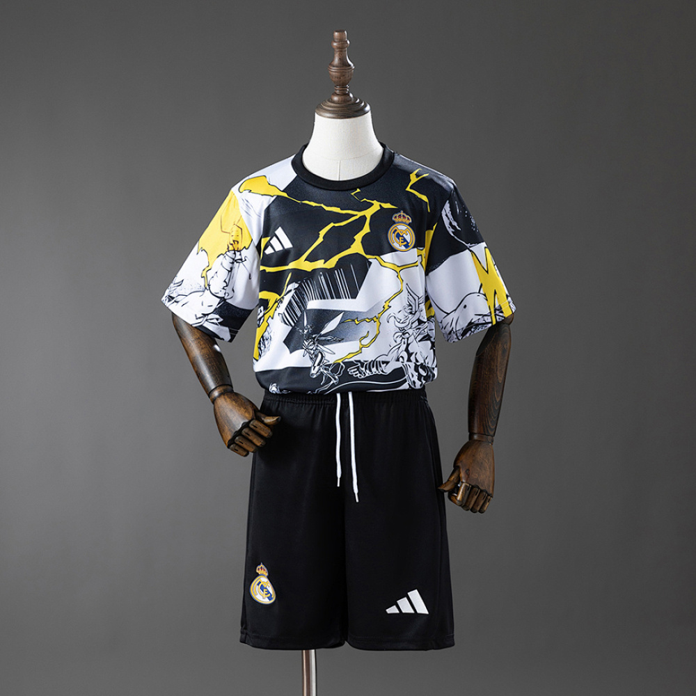 2025/26 Real Madrid Avengers - Pre-Match Special Version Kids Jersey