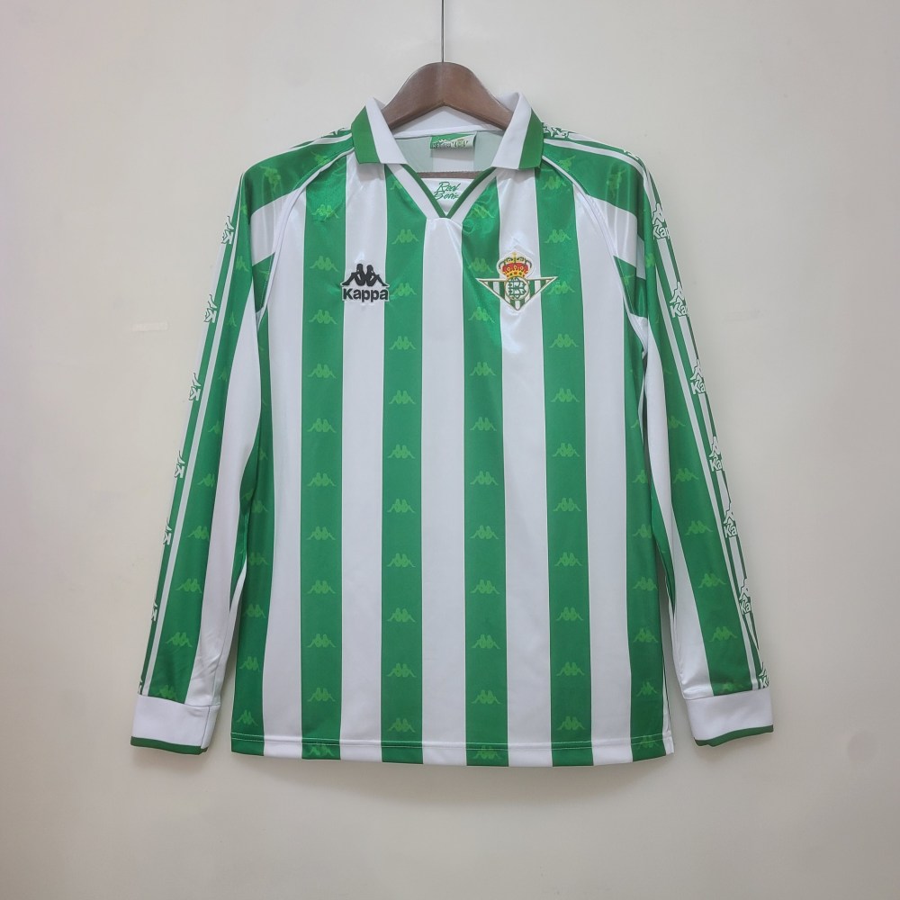1995/97 Real Betis Retro Jersey Home Long Sleeve