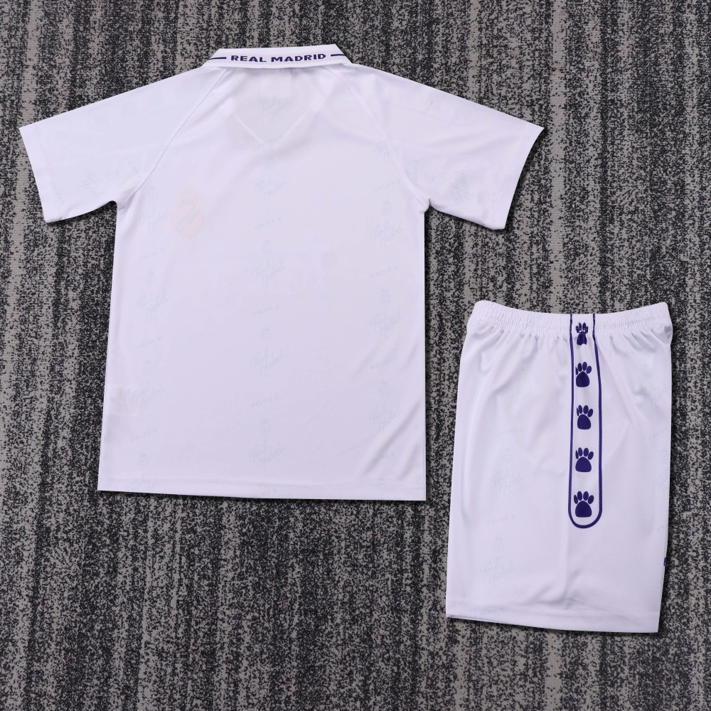 1994/96 Real Madrid Home Retro Kids Jersey 