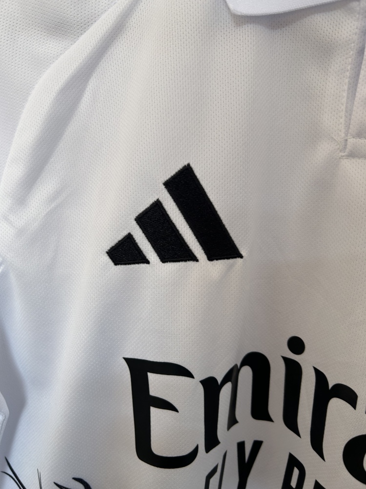 2025/26 Real Madrid Special Fan Version Jersey | White Base with Ink Chinese Dragon Graphic Print Pre-Match Polo Soccer Shirt