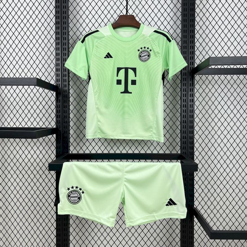 2025/26 Bayern Munich Goalkeeper Kids Jersey