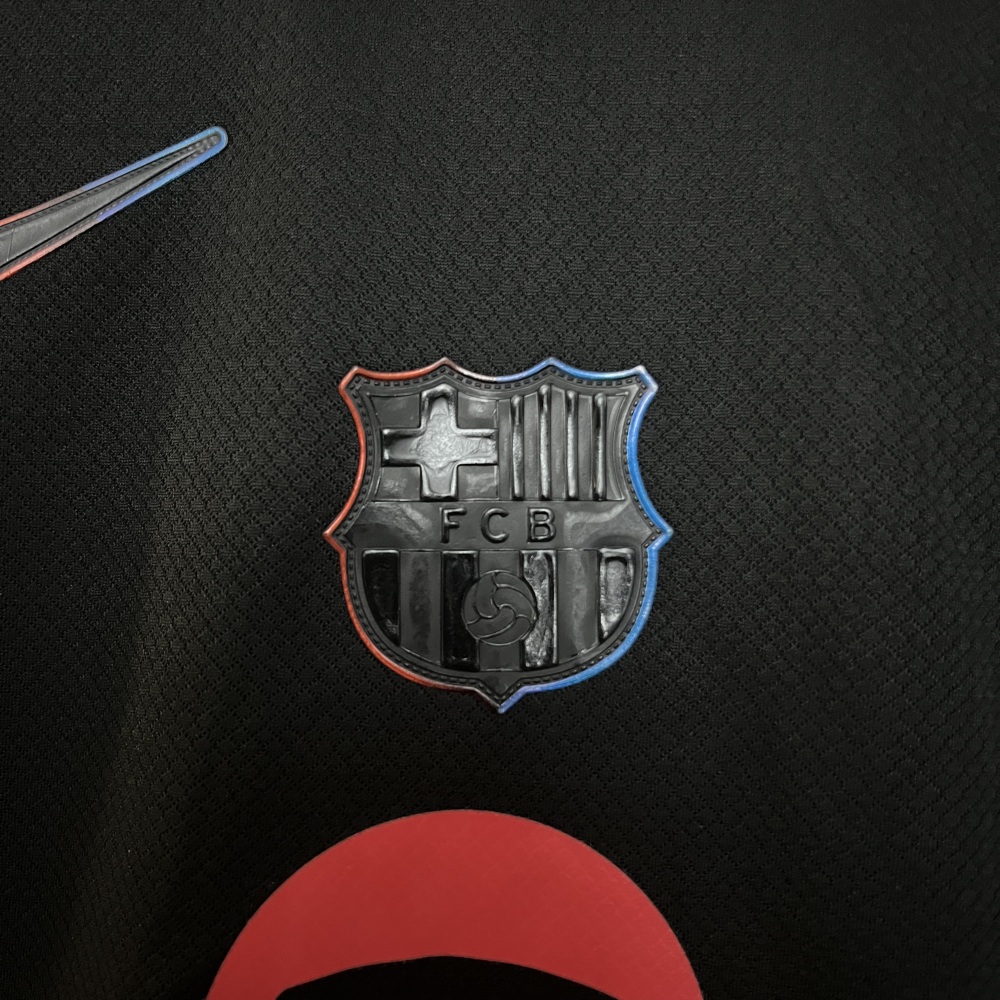 2024/25 Barcelona Away Kids Kit(Jersey+Short) Without Spofity Text