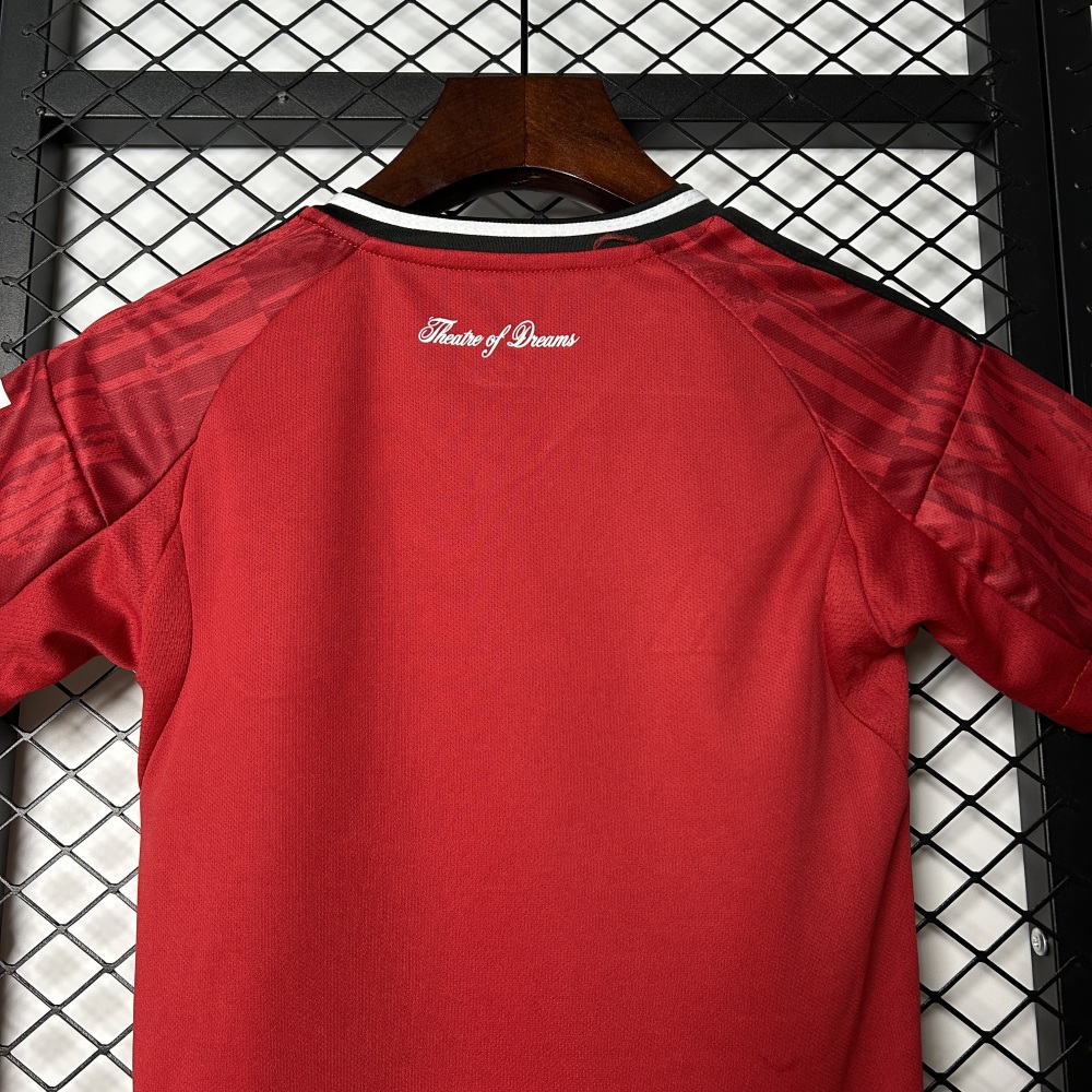 2025/26 Manchester United Home Kids Jersey 