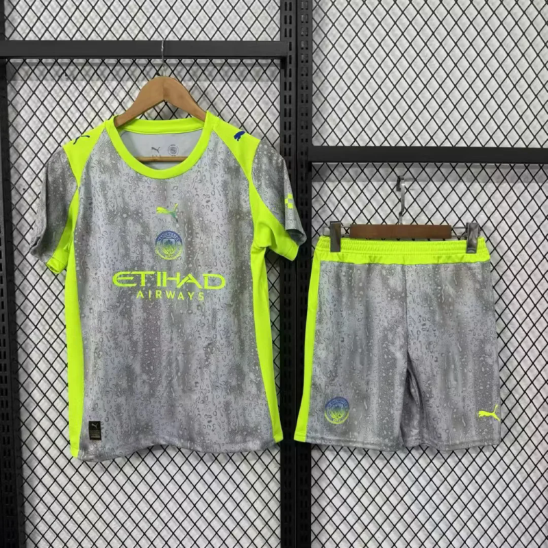 2025/26 Manchester City Third Away Kids Jersey 