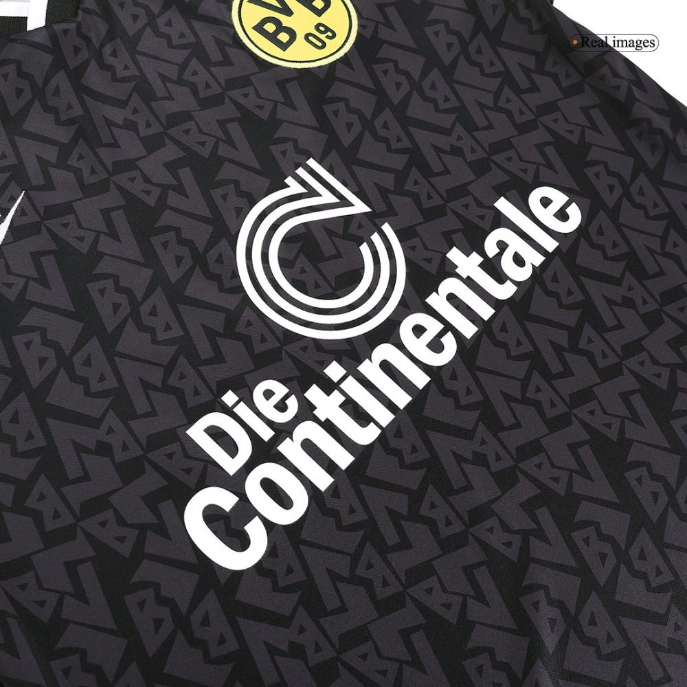 1995/96 Borussia Dortmund Retro Away Long Sleeve Jersey