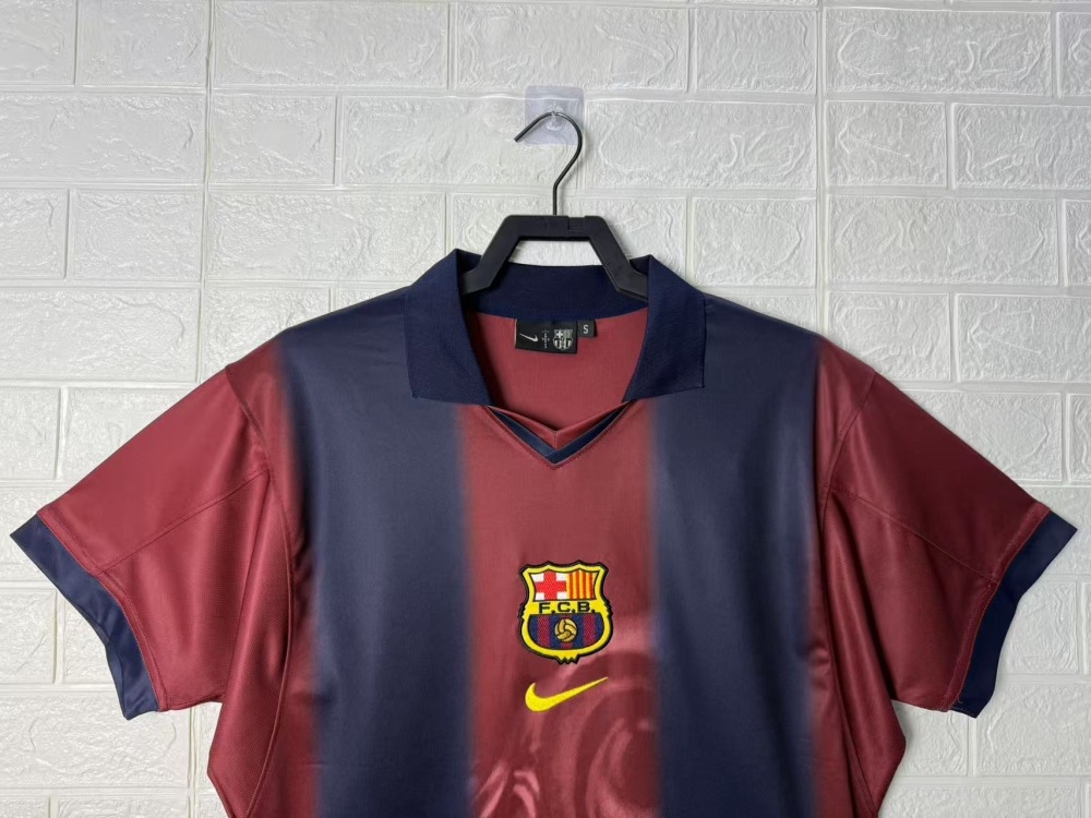 2000/01 Barcelona ✖ TRAVIS SCOTT Special Fan Version Retro Jersey (Commerical Edition #2)